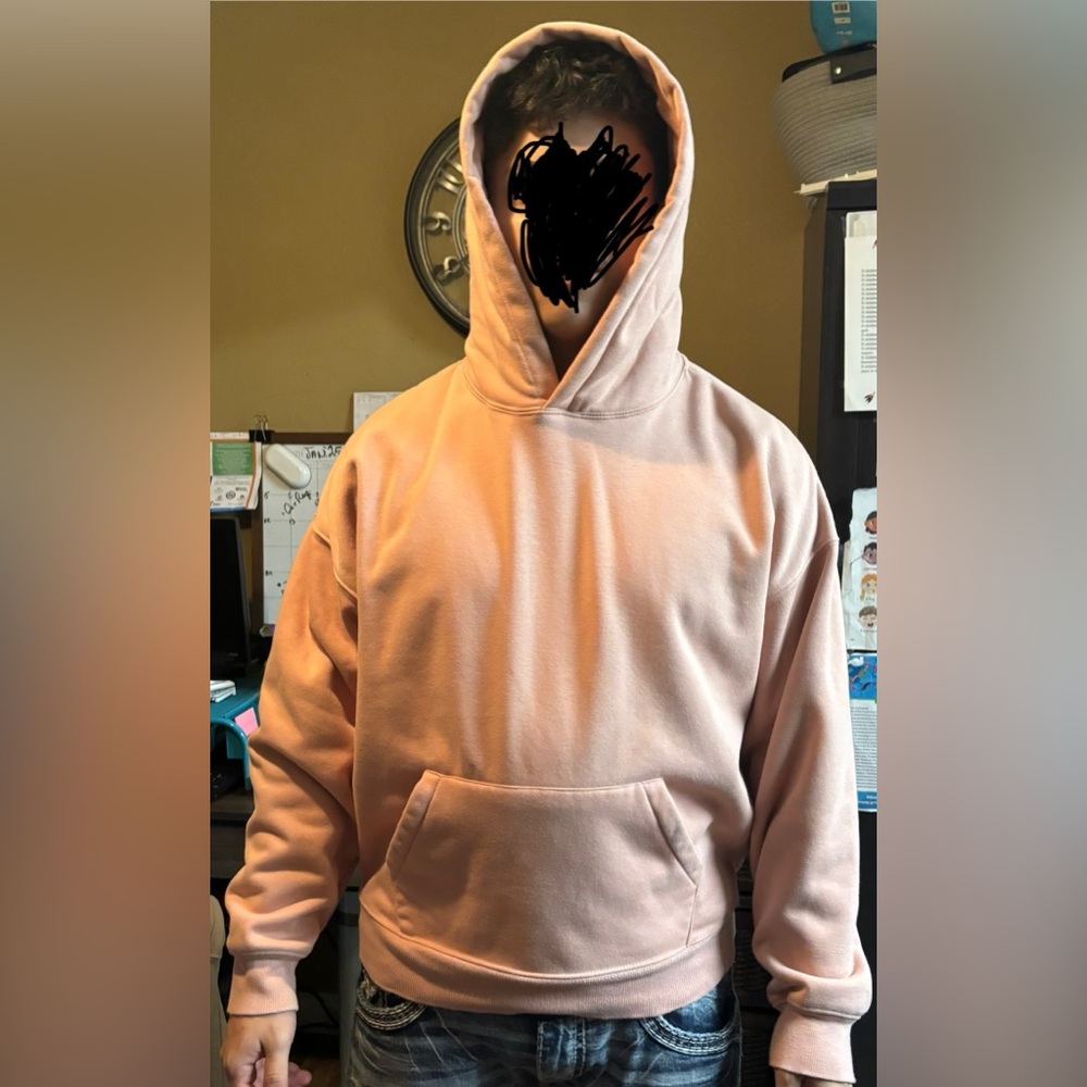 Pink hoodie